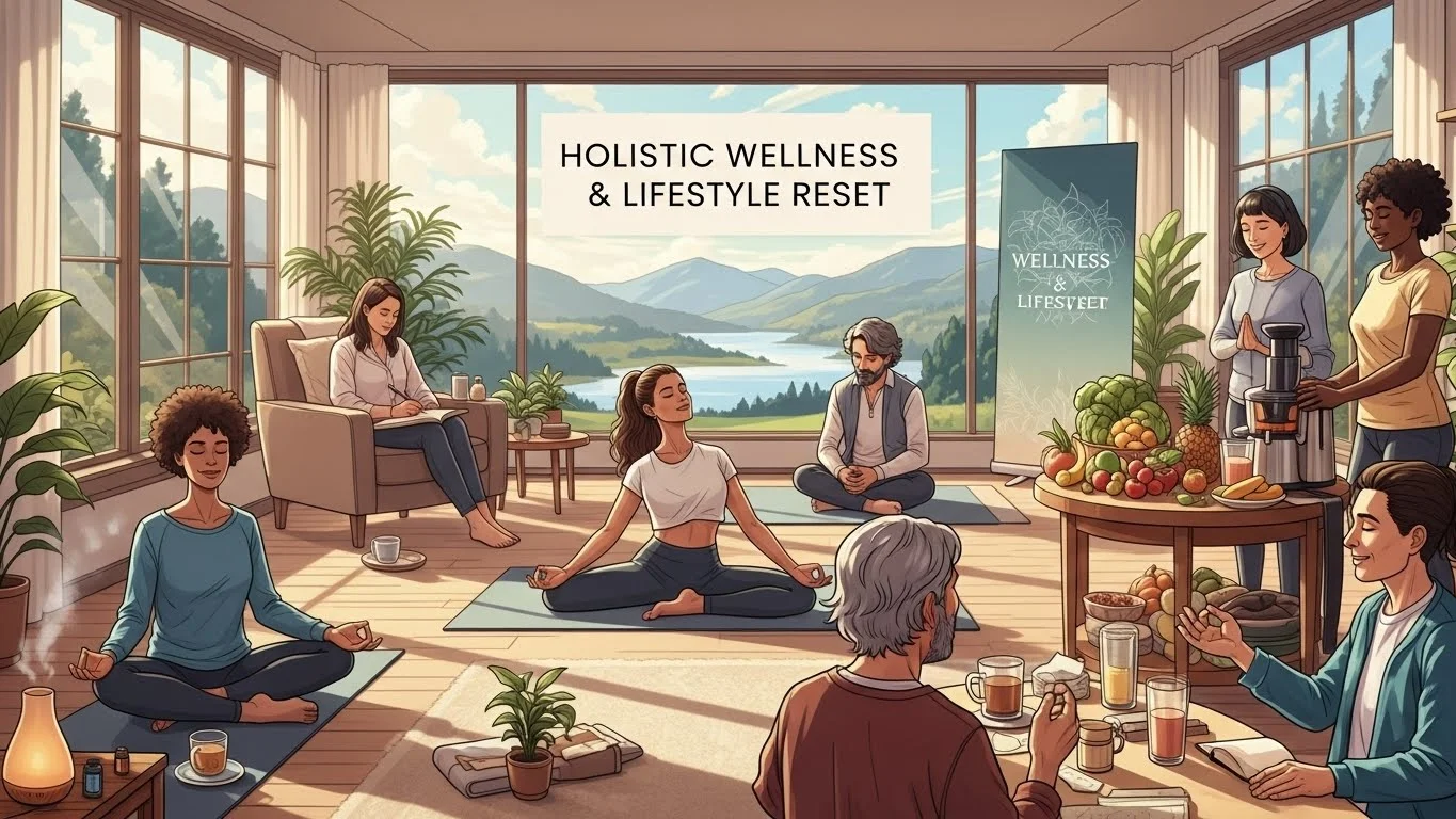 Holistic wellness and lifestyle healing session