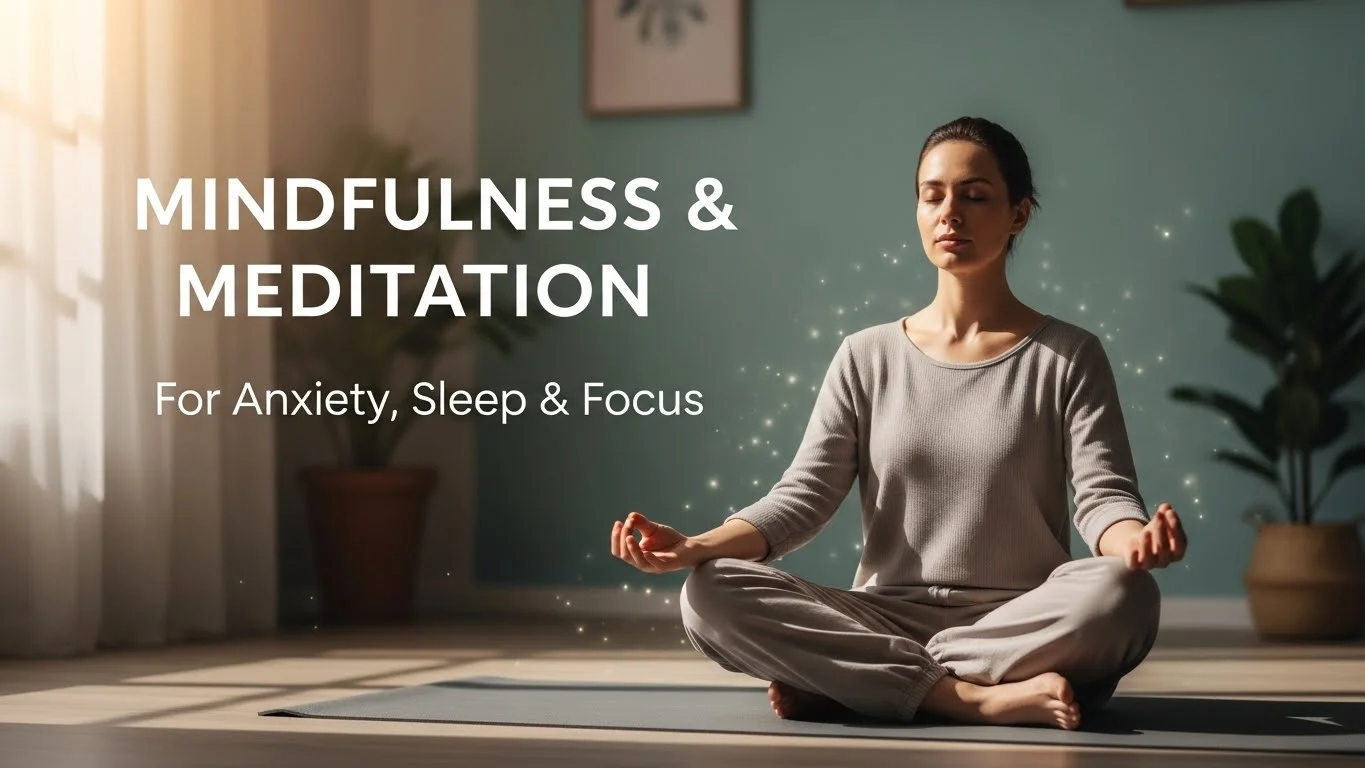 Mindfulness and meditation healing session